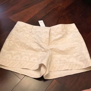 Cream shorts